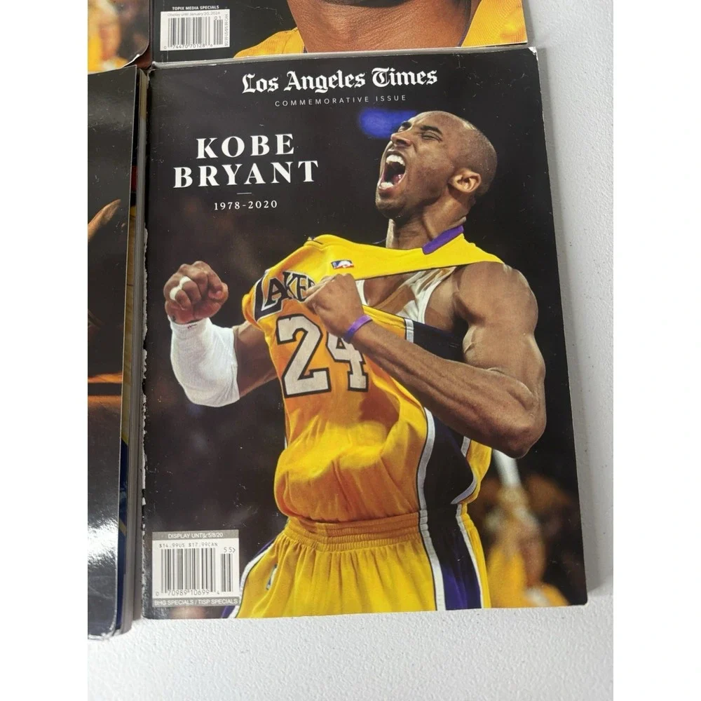 Kobe Bryant Commemorative Magazine Lot LA Times ESPN 1978-2020 Lakers Tribute